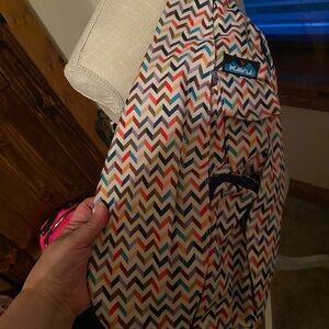 Kava multicolored rope bag, used once. Vibrant print, lightweight & comfortable